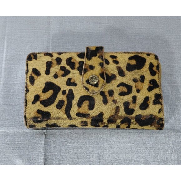 The Great Seal Of The State of Oklahoma Hair On Hide Animal Print Wallet Clutch - Picture 1 of 11